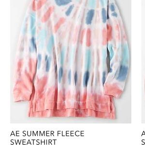 ISO!! AE Tie Dye fleece top